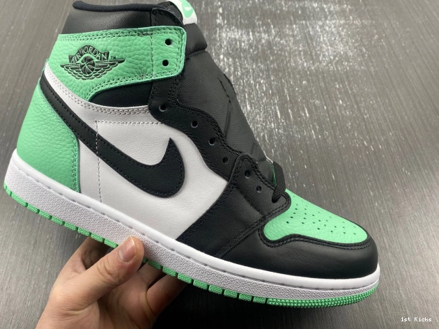 Green 1 Air Jordan High OG Glow DZ5485-130 0612